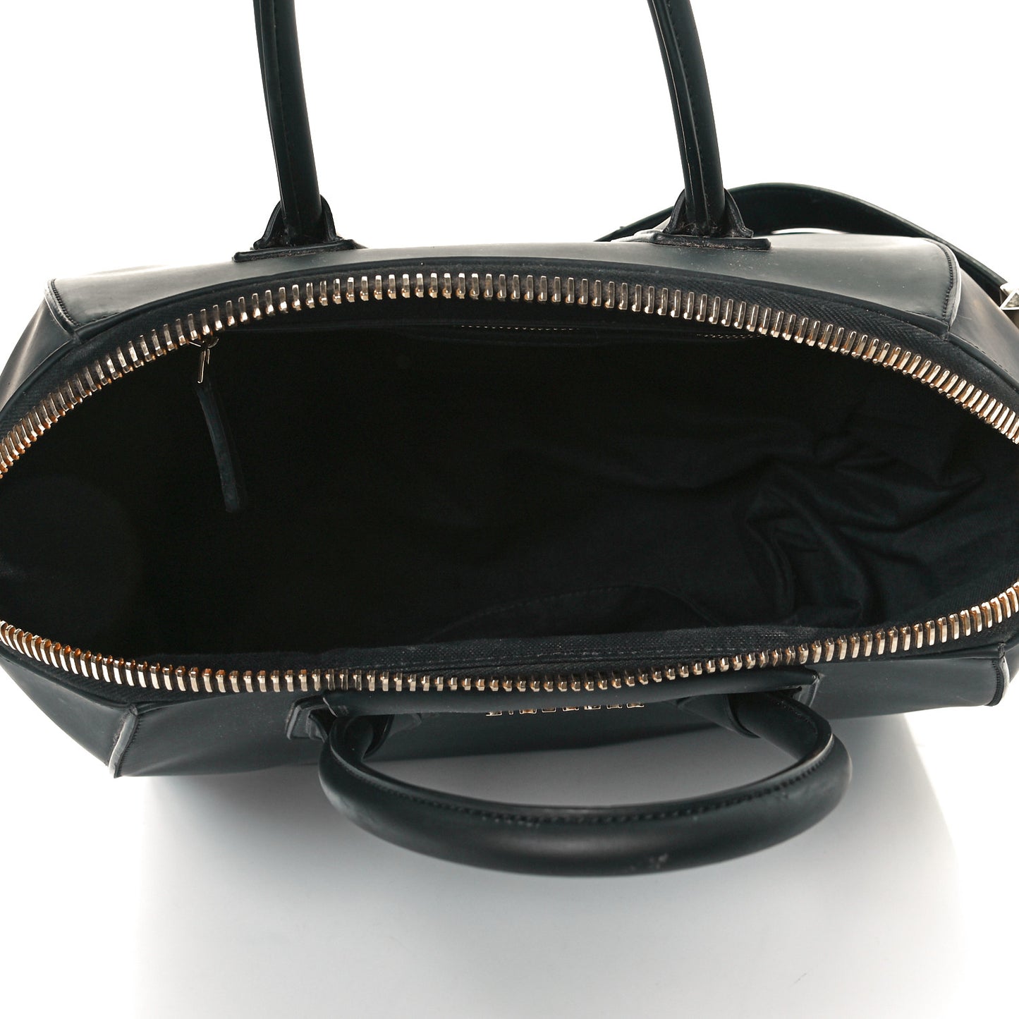 Rubber Effect Calfskin Medium Antigona Black