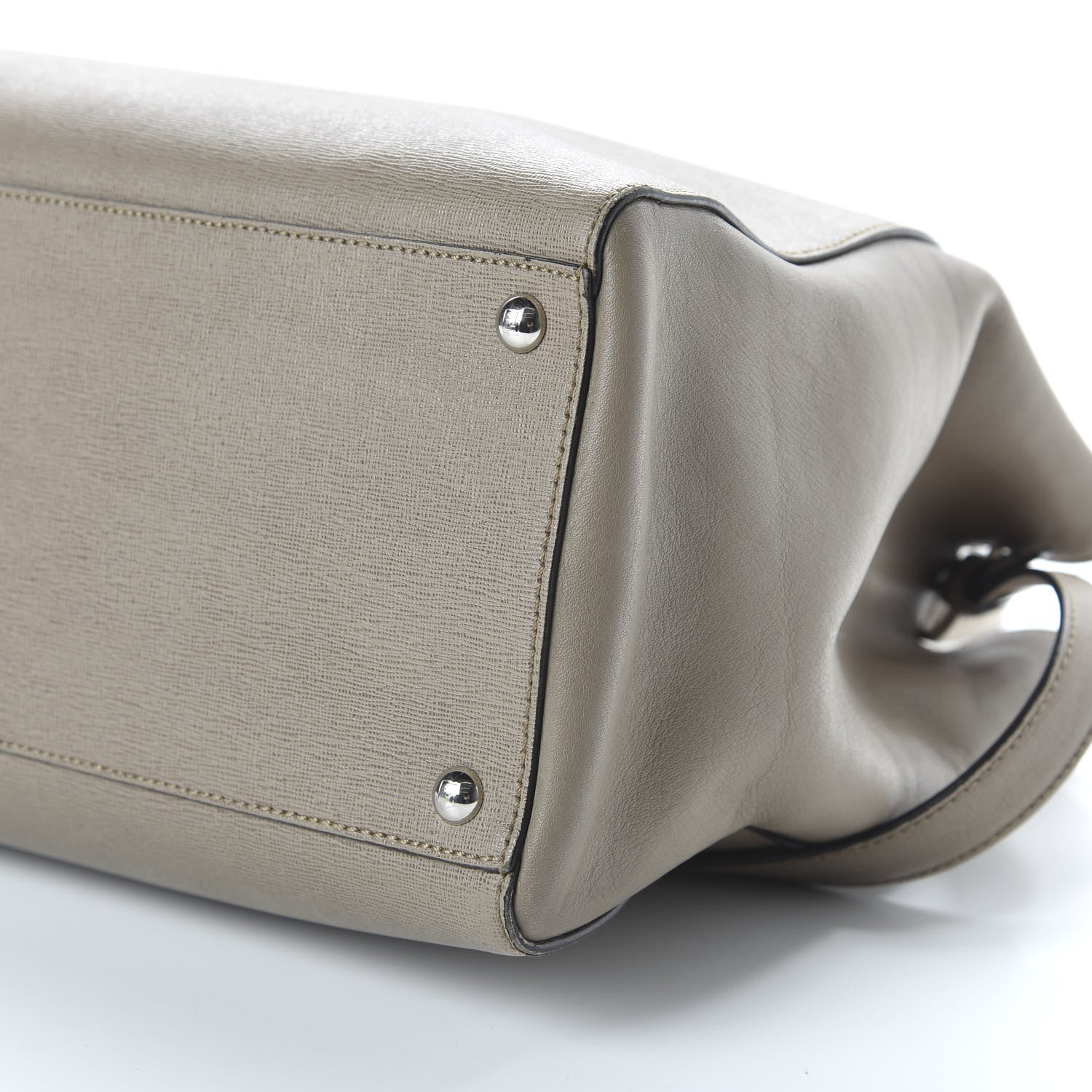 Fendi Vitello Elite Regular 2Jours Tote Tortora 6 of 12
