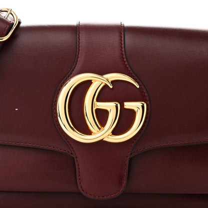 Gucci Vitello Palmellato Lux Small Arli Flap Shoulder Bag Vintage Bordeaux 8 of 10