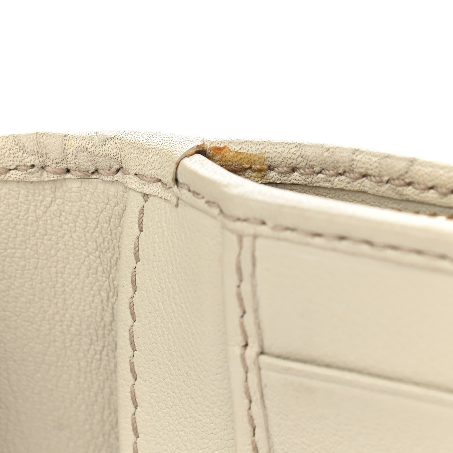 Gucci Guccissima Abbey Continental Wallet Off White 6 of 8