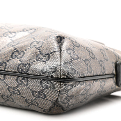 Gucci Crystal Monogram Small Flat Messenger Crossbody Navy 10 of 10