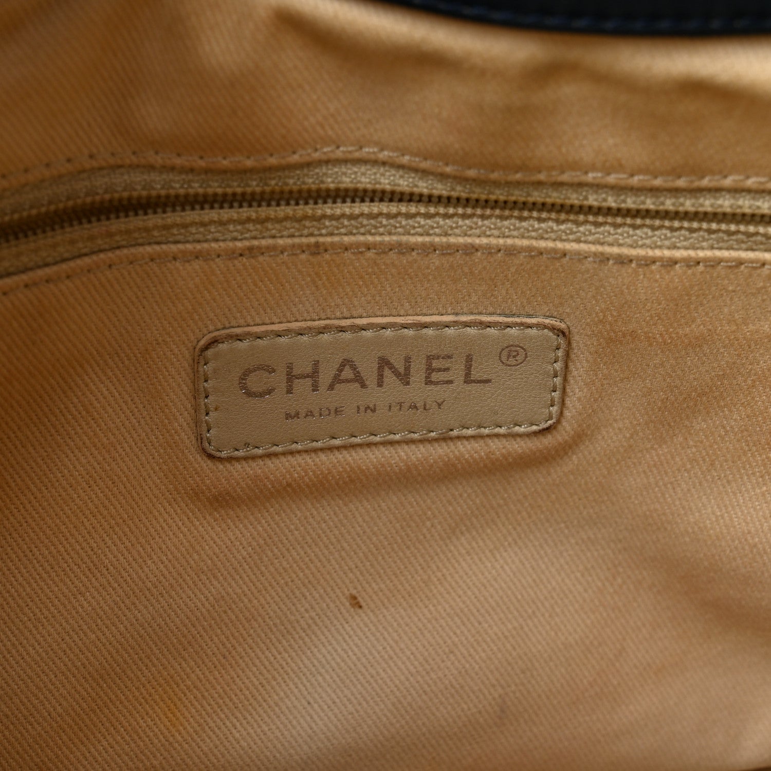 Chanel Patent Quilted Timeless CC Soft Tote Blue 6 of 14