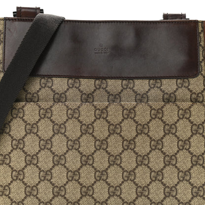 Gucci Monogram Messenger Crossbody Bag Dark Brown 8 of 11