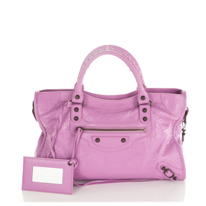 Balenciaga Agneau Classic Hardware City Rose Berlingot 1 of 8