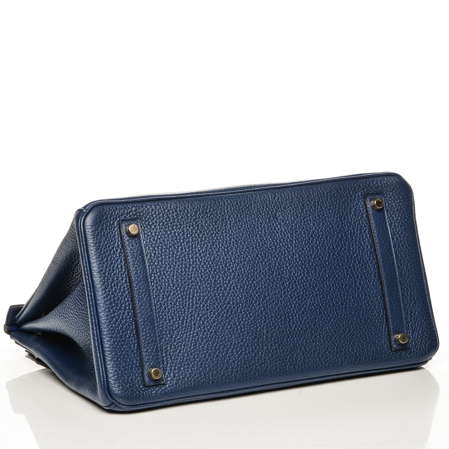 Taurillon Clemence Birkin 35 Bleu Saphir