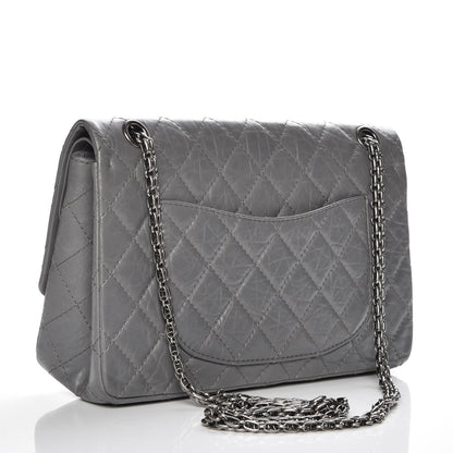 Chanel Aged Calfskin Quilted 2.55 Reissue 226 Flap Grey 3 of 7