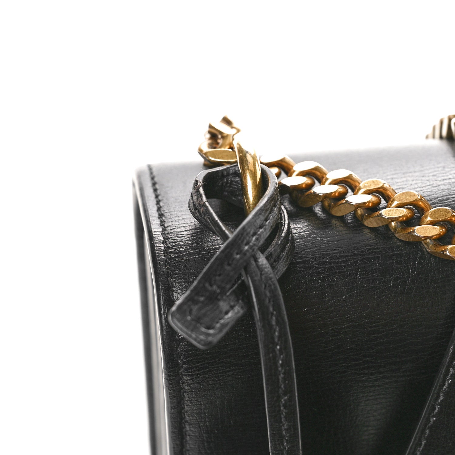 Saint Laurent Calfskin Medium Monogram Sunset Black 11 of 11