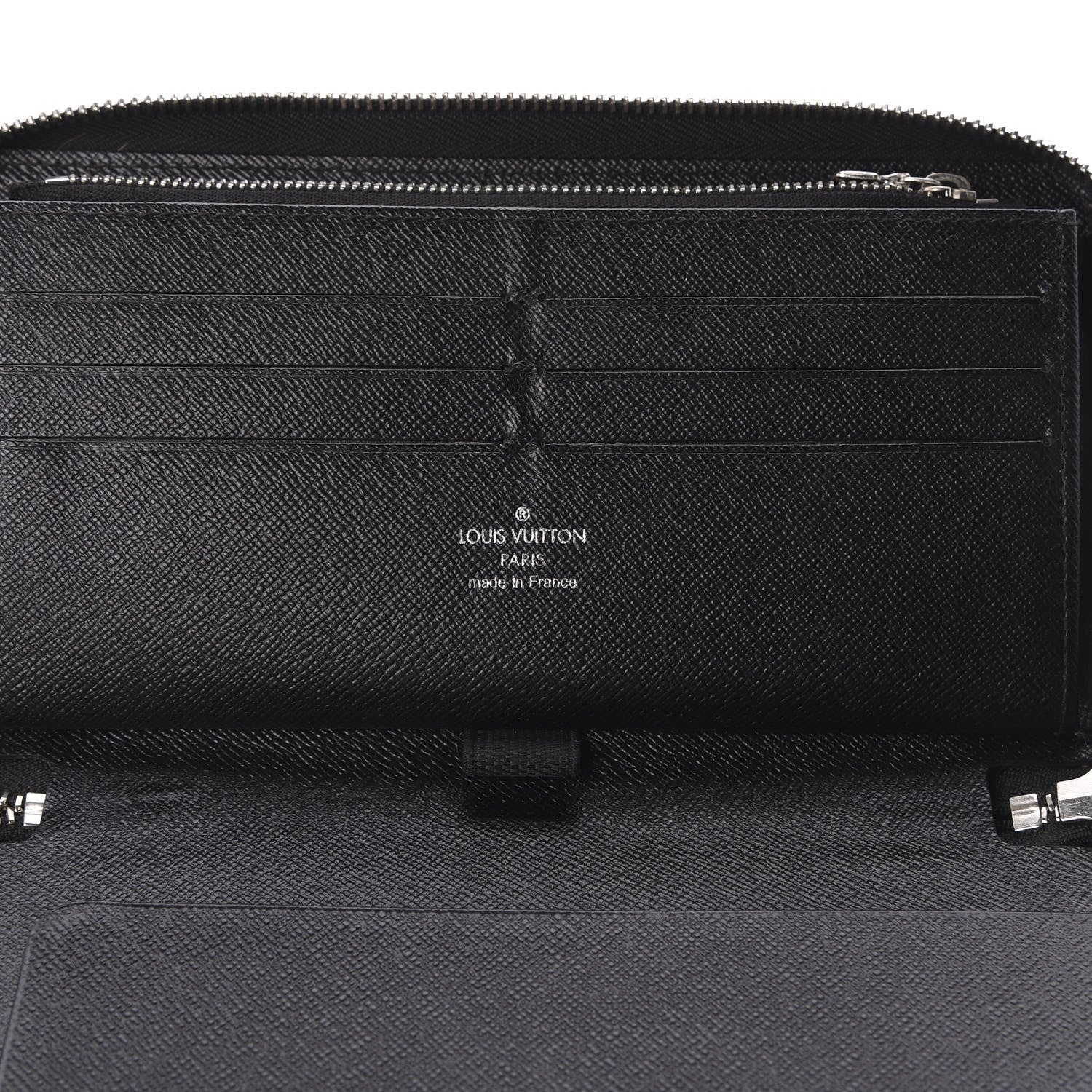 Louis Vuitton Epi Zippy Organizer Wallet Black 8 of 10