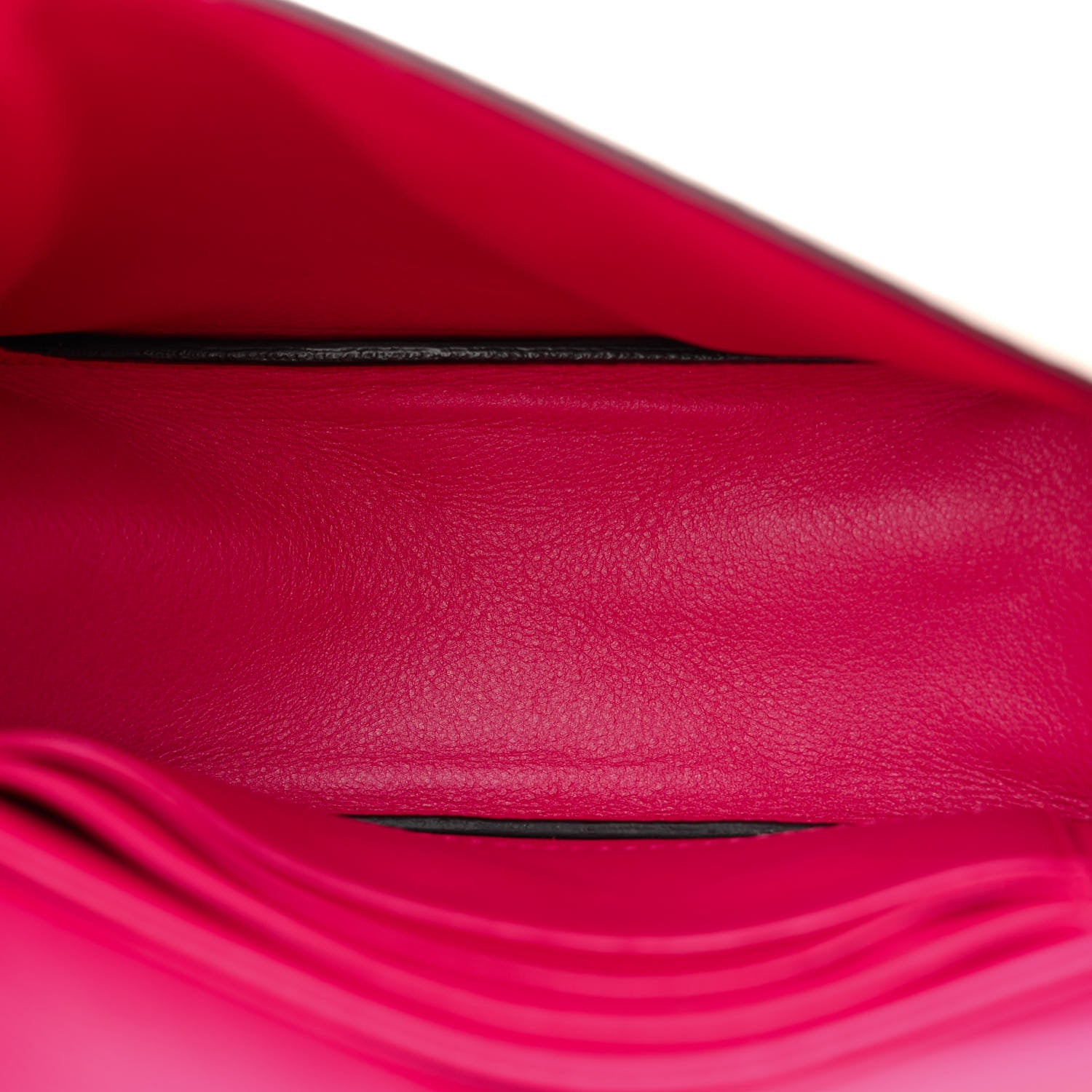 Christian Dior CHRISTIAN DIOR Bullcalf Diorissimo Promenade Envelope Pouch Fuchsia Rose Poudre 5 of 15