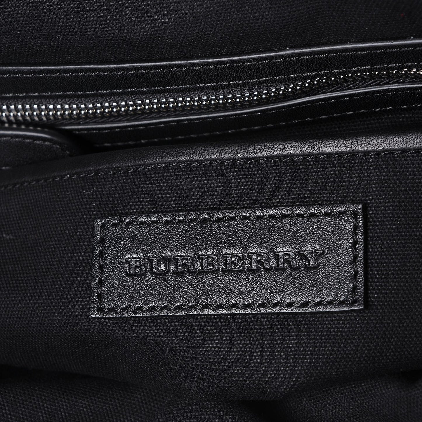 Canvas Mega Check Medium Rucksack Backpack Black