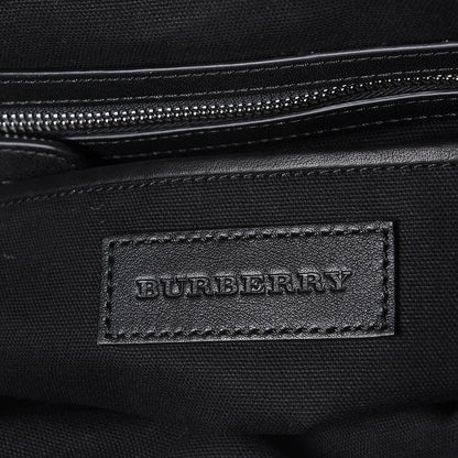 Burberry Canvas Mega Check Medium Rucksack Backpack Black 6 of 8