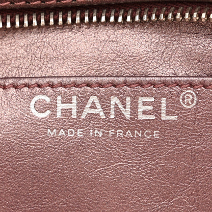 Chanel Metallic Aged Calfskin Quilted Small Reissue Camera Case Rose Fonce 5 of 10