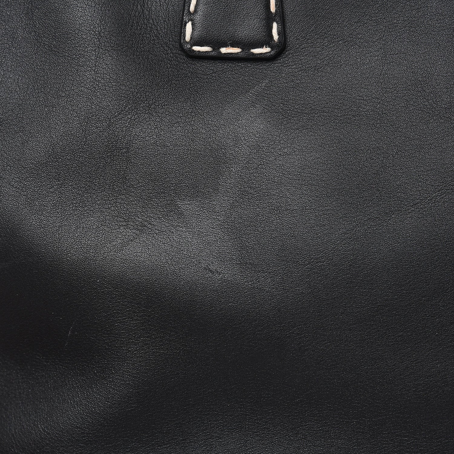 Prada City Calf Hand Stitched Medium Galleria Double Zip Tote Black 12 of 19