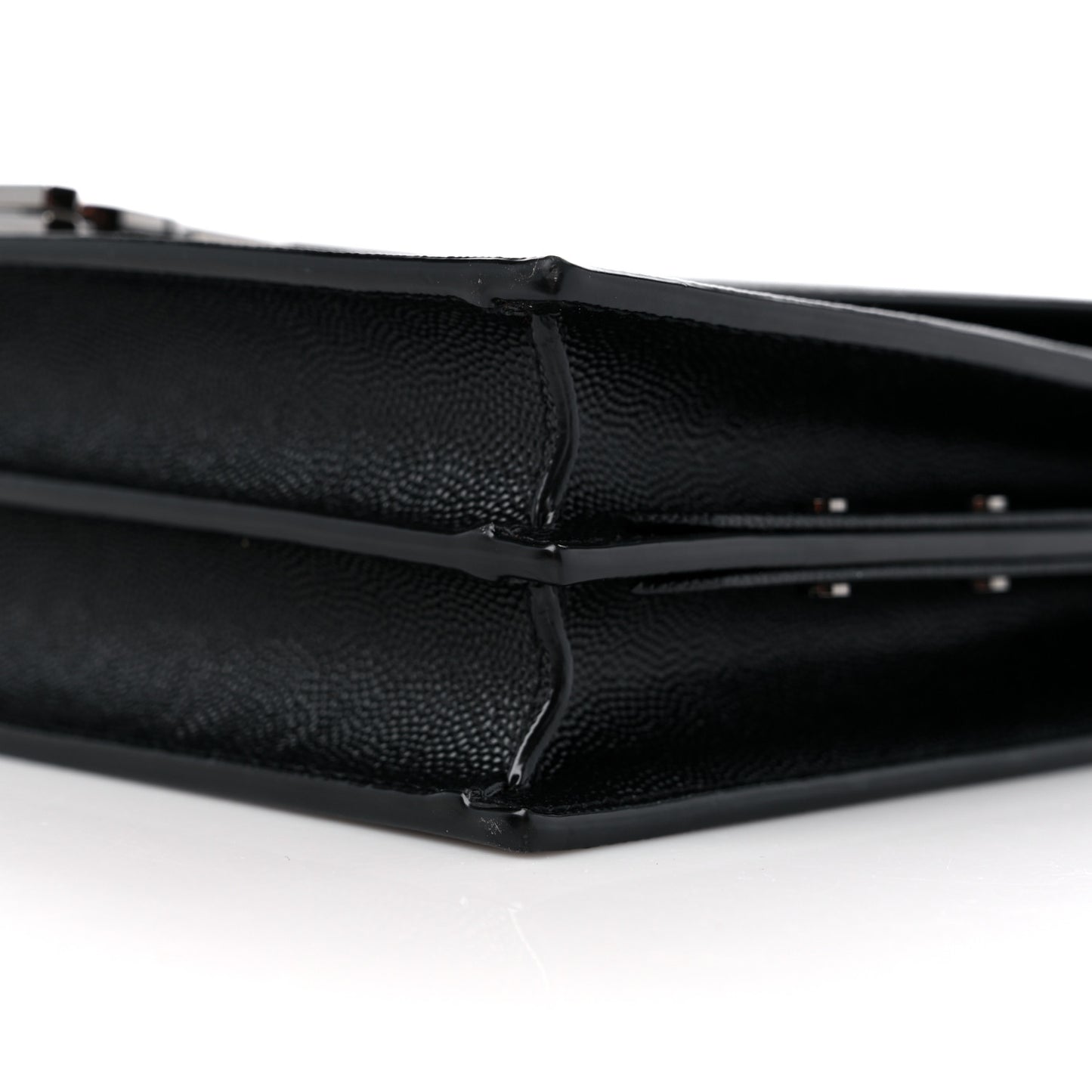 Grain De Poudre Monogram Cassandra Clasp Bag Black