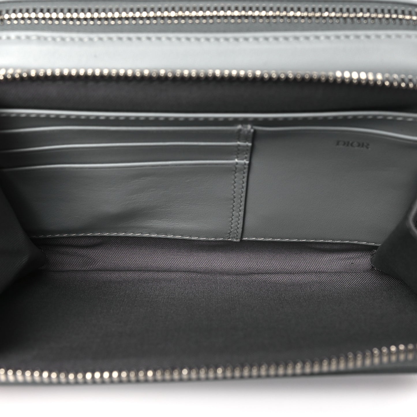 Coated Canvas CD Diamond Messenger Pouch Grey