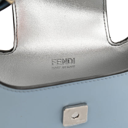 Fendi Vitello King Mini Cookie Hobo Bag Azzurro Baby 7 of 12