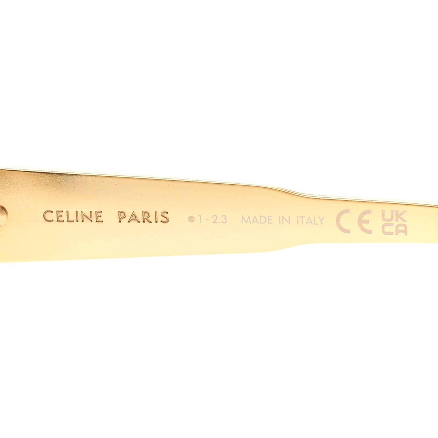 Metal Triomphe 01 Sunglasses CL40235U Gold Green