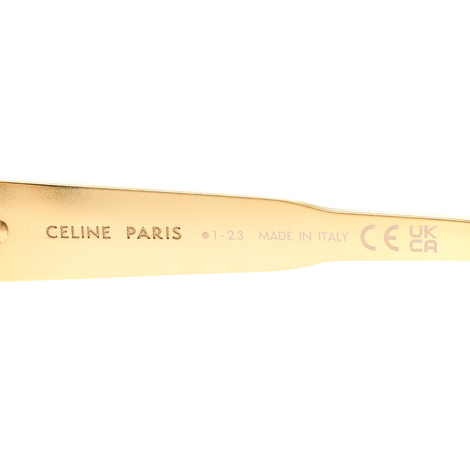 Celine Metal Triomphe 01 Sunglasses CL40235U Gold Green 5 of 7