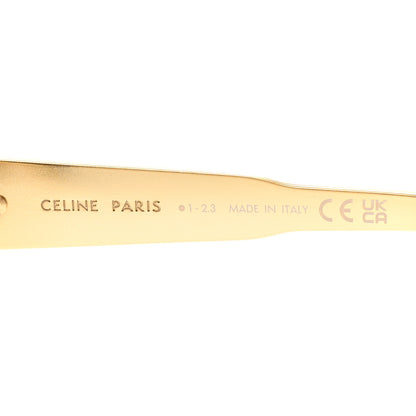 Celine Metal Triomphe 01 Sunglasses CL40235U Gold Green 5 of 7