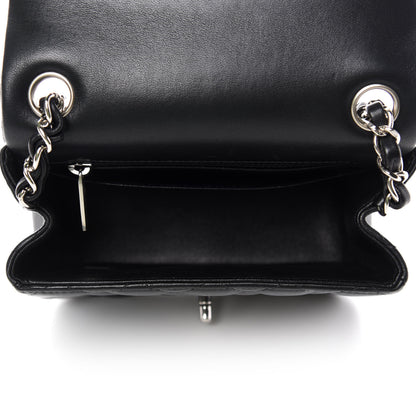 Chanel Lambskin Quilted Mini Square Flap Black 5 of 11