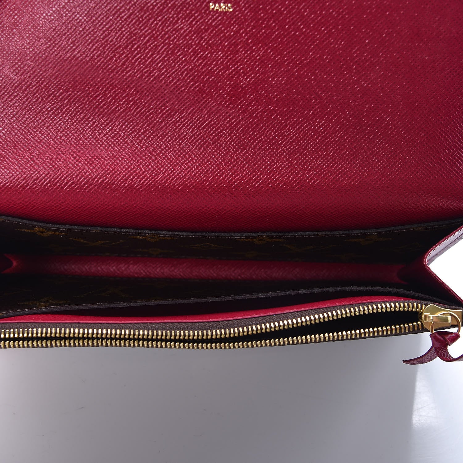Louis Vuitton Monogram Emilie Wallet Fuchsia 5 of 8
