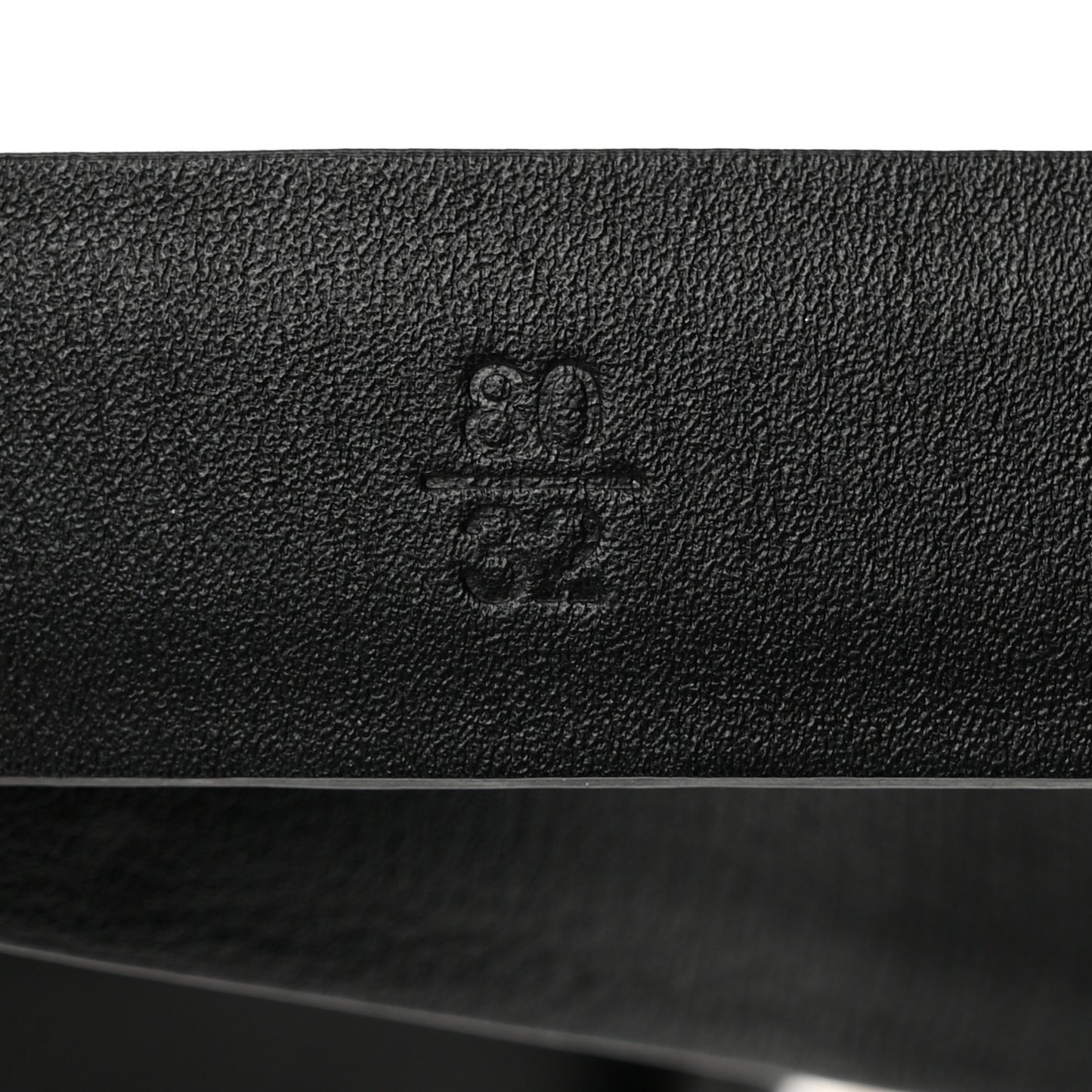 Calfskin Pearl CC Belt 80 32 Black