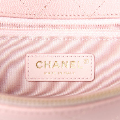 Chanel Lambskin Caviar Lovely Chains Flap Shoulder Bag Pink 6 of 12