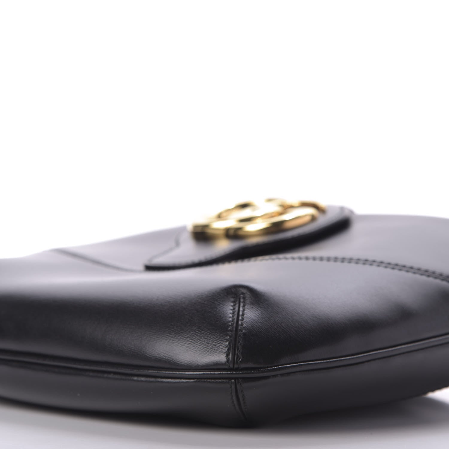 Gucci Calfskin Medium Arli Shoulder Bag Black 7 of 9