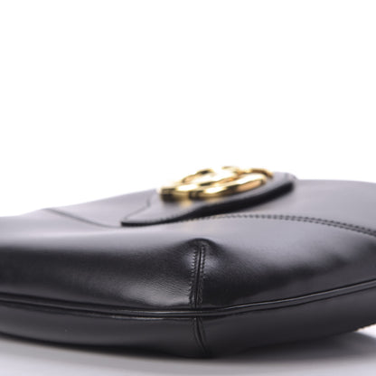 Gucci Calfskin Medium Arli Shoulder Bag Black 7 of 9