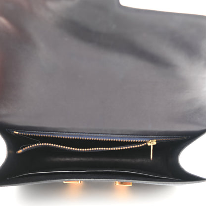 Hermes Lizard Constance 23 Bleu Marine 5 of 16