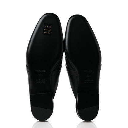 Hermes Goatskin Oz Mules 39.5 Black 5 of 9