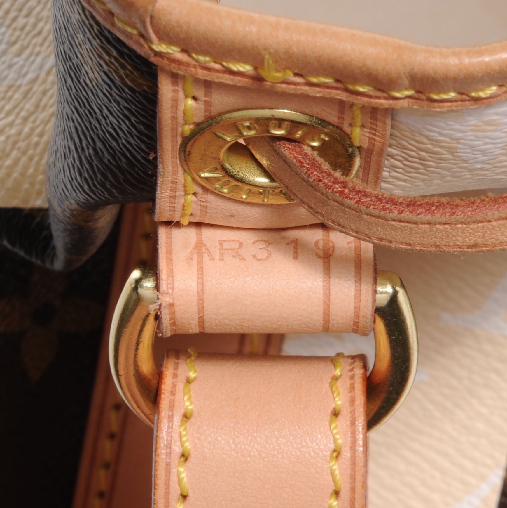 Louis Vuitton Monogram Rayures Petit Noe 6 of 10