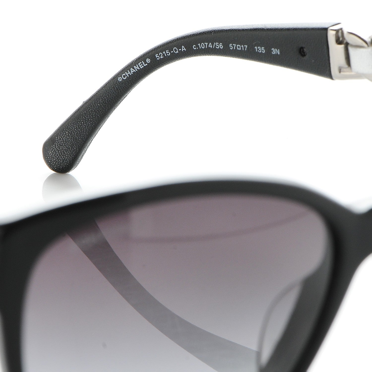 Chanel Butterfly Chain Sunglasses 5215-Q Black 5 of 9