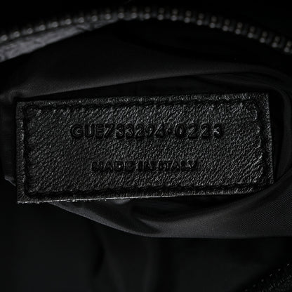 Saint Laurent Econyl Nylon Le 5 A 7 Hobo Black White 7 of 10