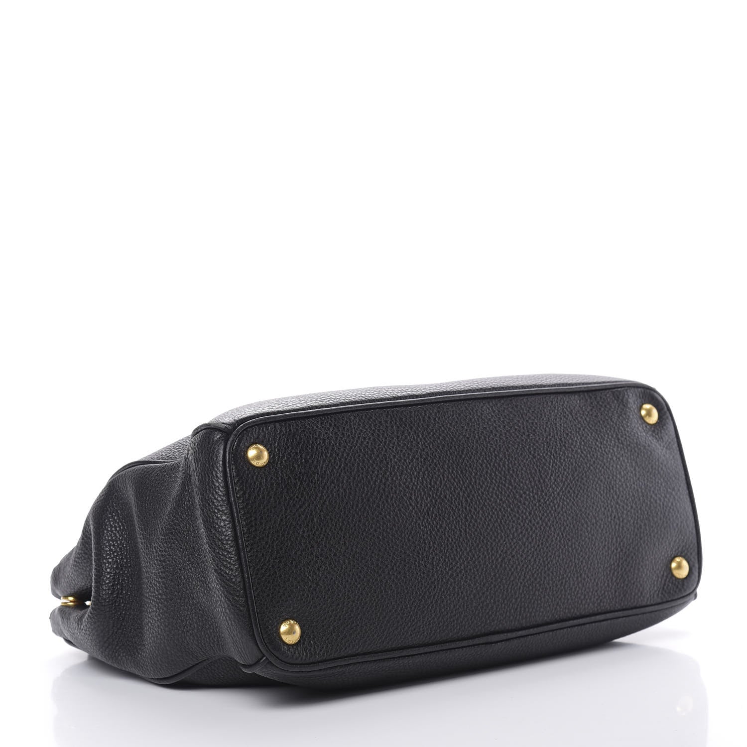 Prada Vitello Daino Tote Black 4 of 17