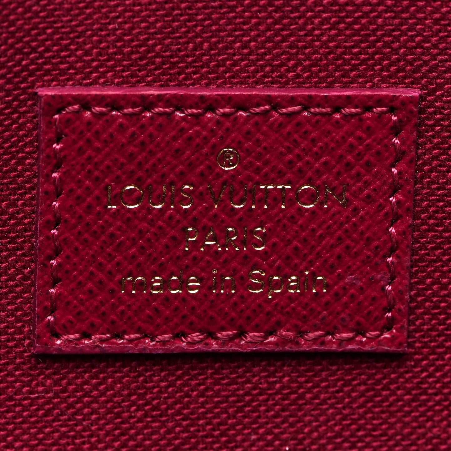 Monogram Pochette Felicie Chain Wallet Fuchsia