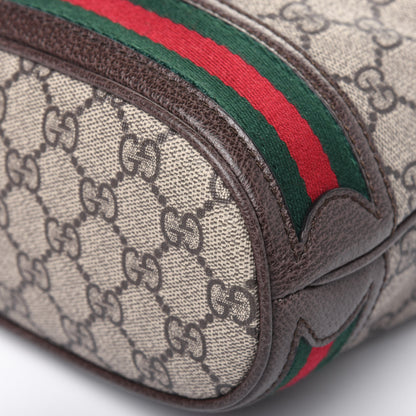 Gucci GG Supreme Monogram Web Small Ophidia Bucket Bag Brown 12 of 15