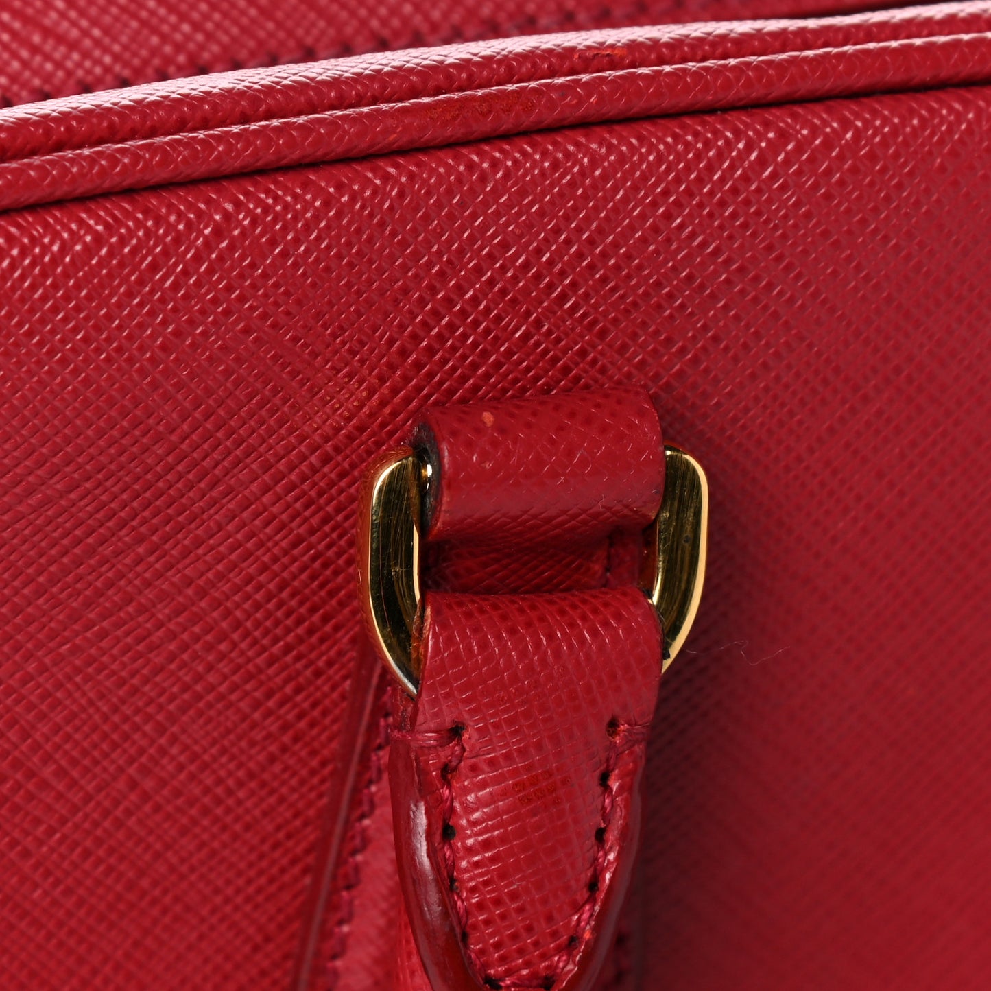 Saffiano Lux Bowler Fuoco