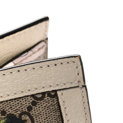Gucci GG Supreme Monogram Flora Textured Calfskin Small Padlock Tote Beige Ebony Multicolor Mystic White 12 of 16