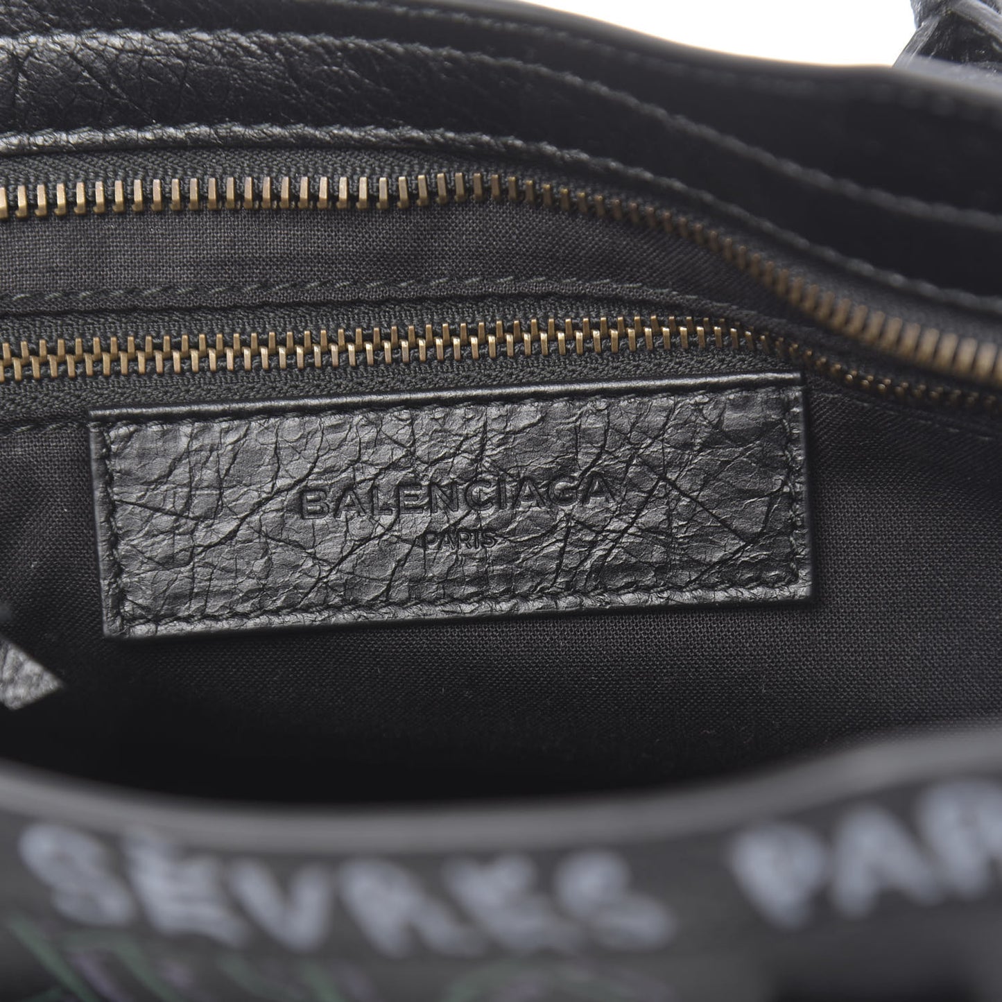 Agneau Graffiti All Over Classic Hardware S City Black Multicolor