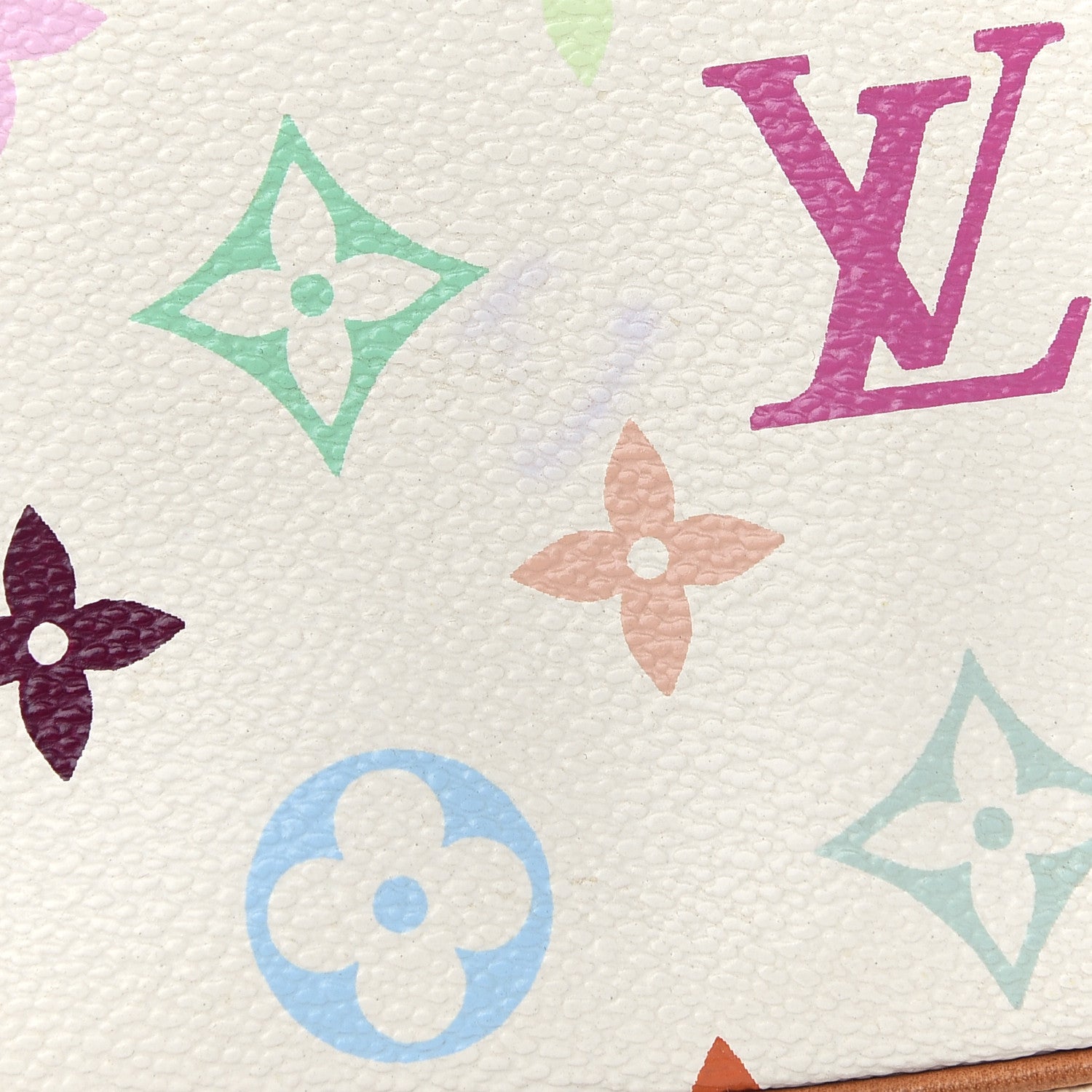 Louis Vuitton Monogram Multicolor Pochette Accessories White 10 of 10