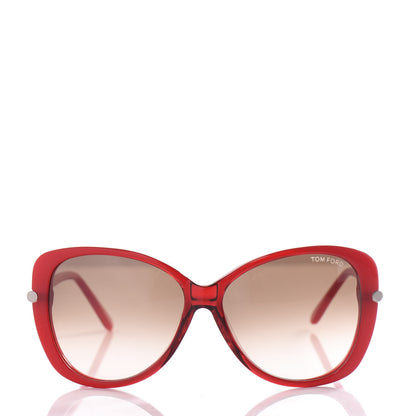 Tom Ford Linda Butterfly Sunglasses TF324 Red 2 of 8