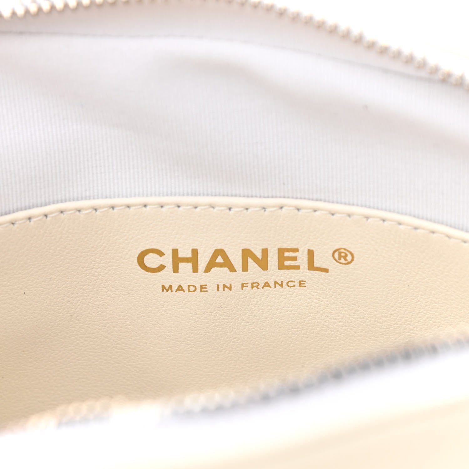 Chanel Calfskin Quilted Small Camera Case White 6 of 10