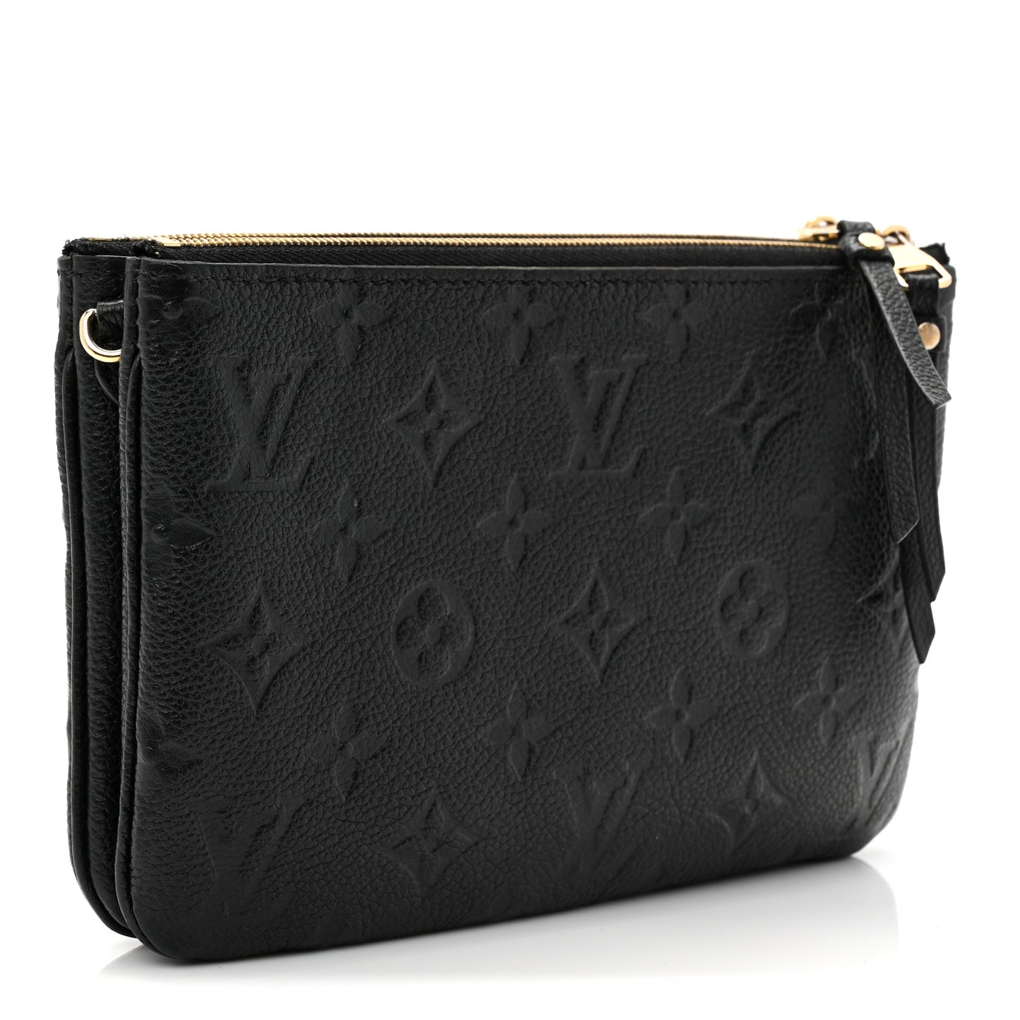 Empreinte Double Zip Pochette Black