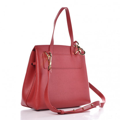 Mansur Gavriel Saffiano Mini Lady Bag Flamma 3 of 11