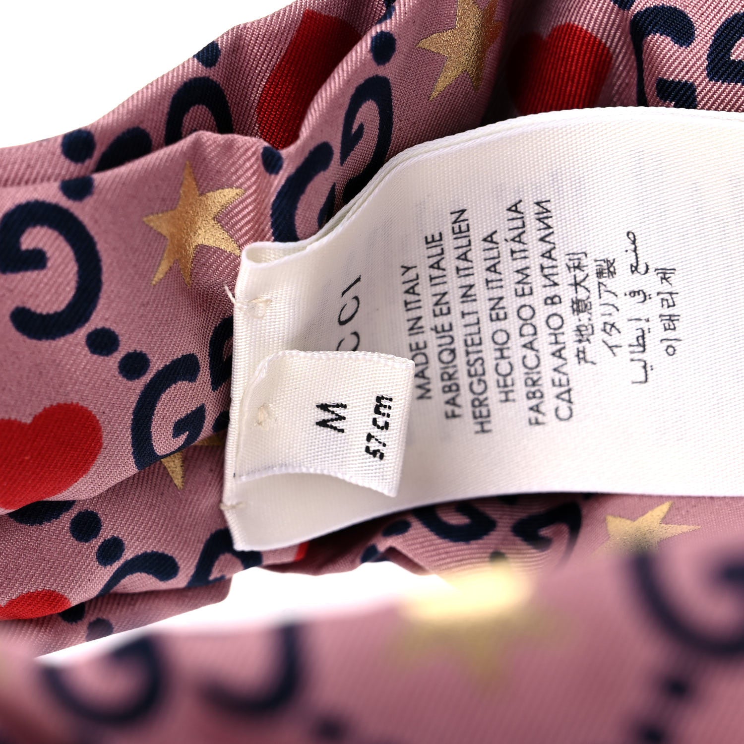 Gucci Silk GG Big Dimba Headband M Pink 3 of 5