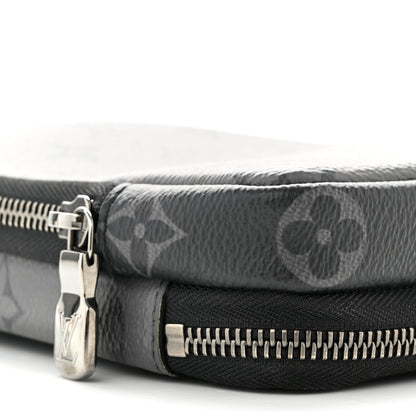 Louis Vuitton Monogram Eclipse Reverse Double Phone Pouch 9 of 11