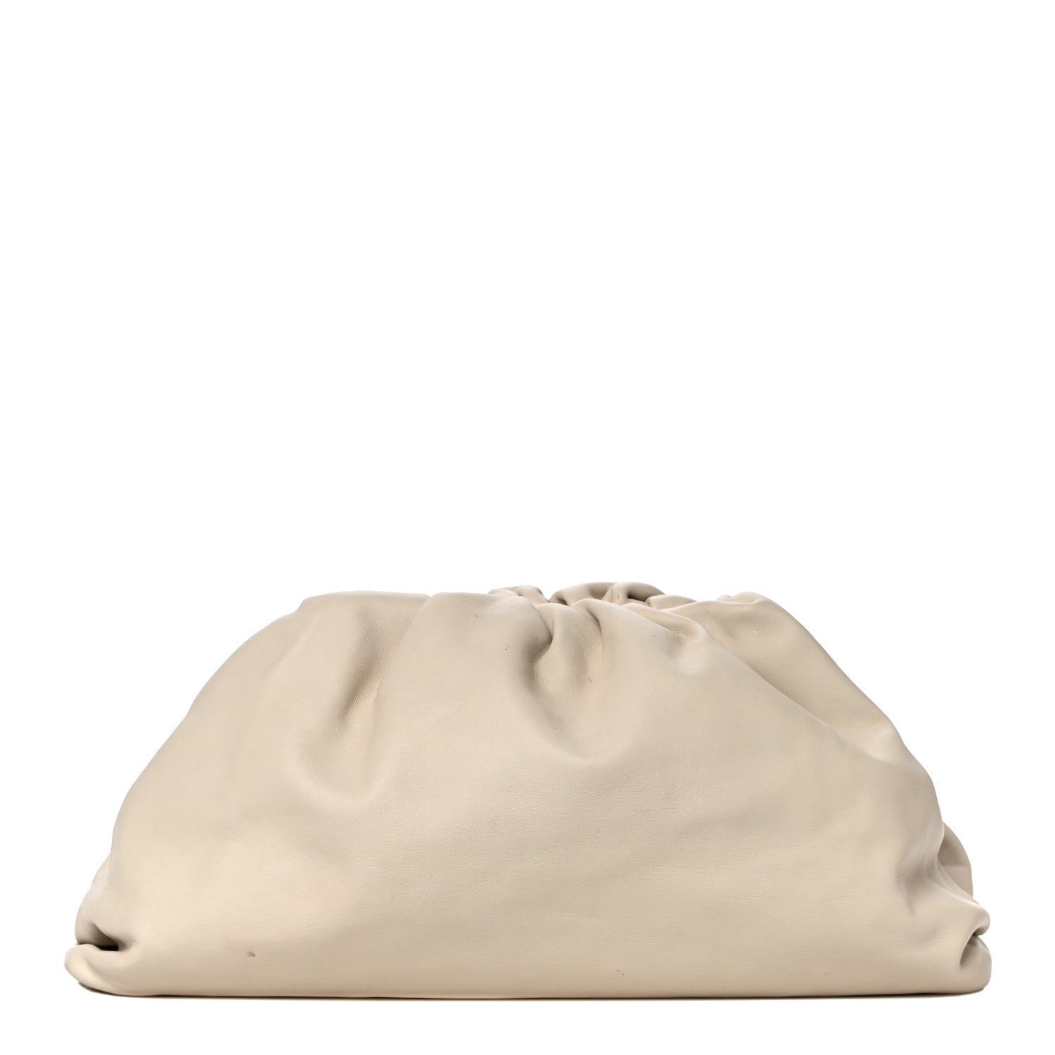 Bottega Veneta Smooth Butter Calf The Pouch Oversized Clutch Plaster 1 of 19
