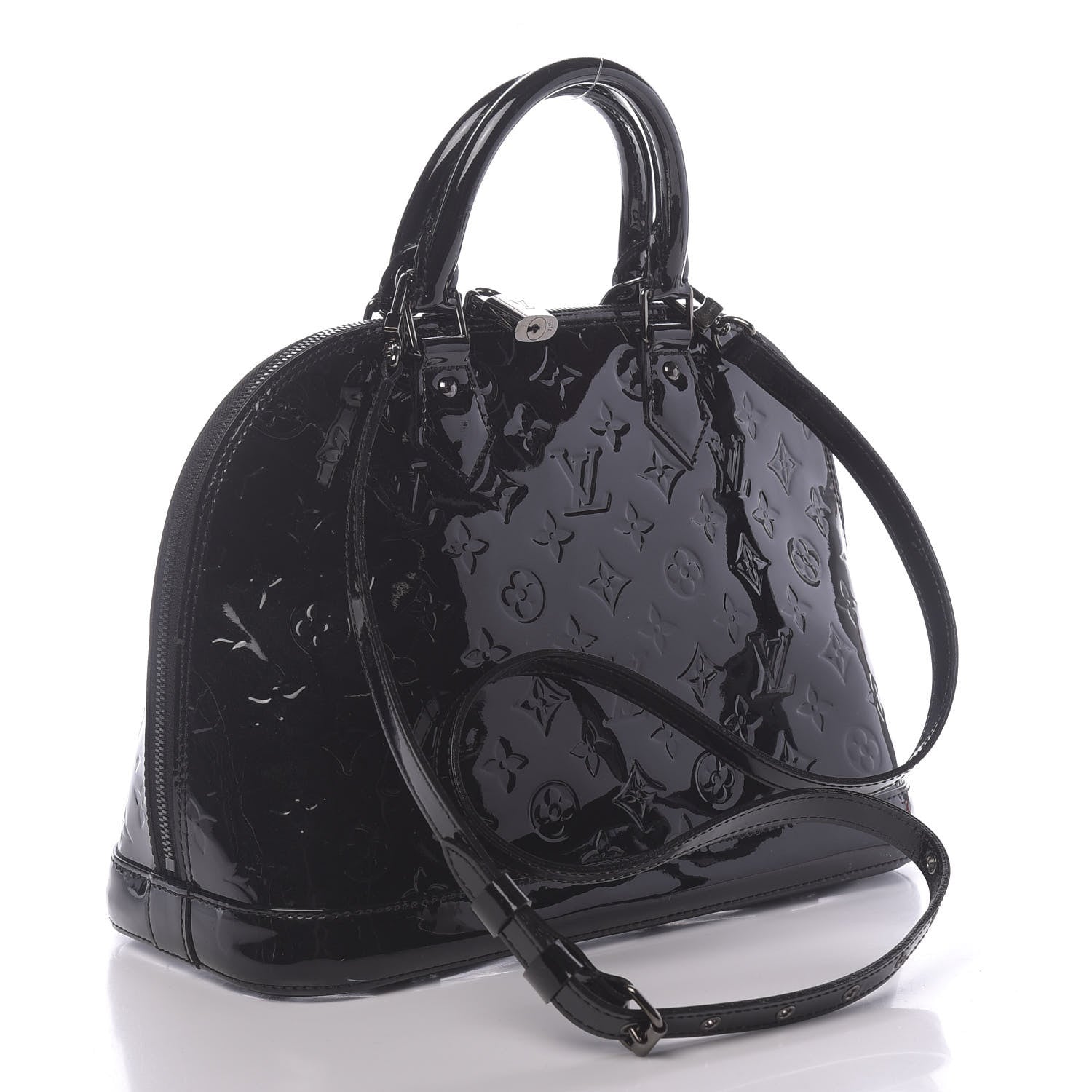 Louis Vuitton Vernis Alma PM Noir Magnetique 3 of 9