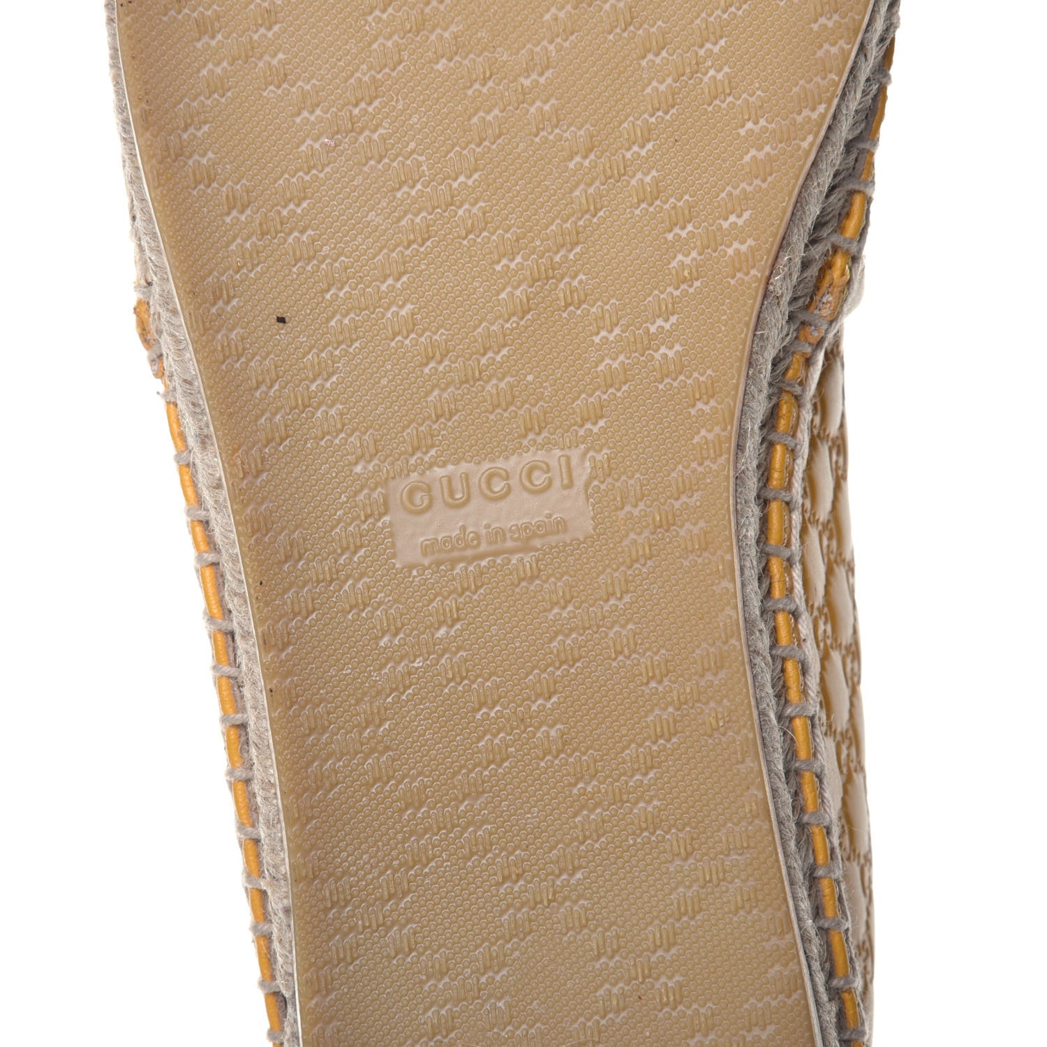 Gucci Microguccissima Soft Espadrilles 38 New Buttercup 6 of 9